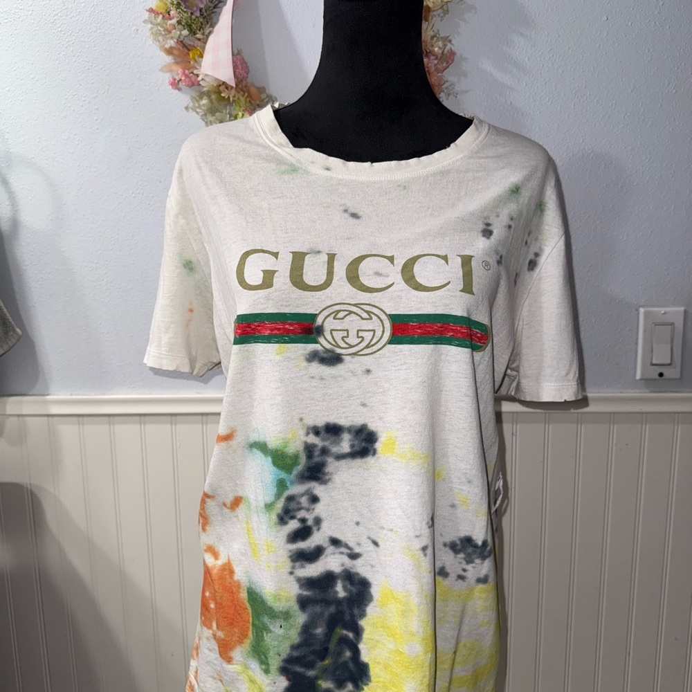 Gucci distressed tshirt